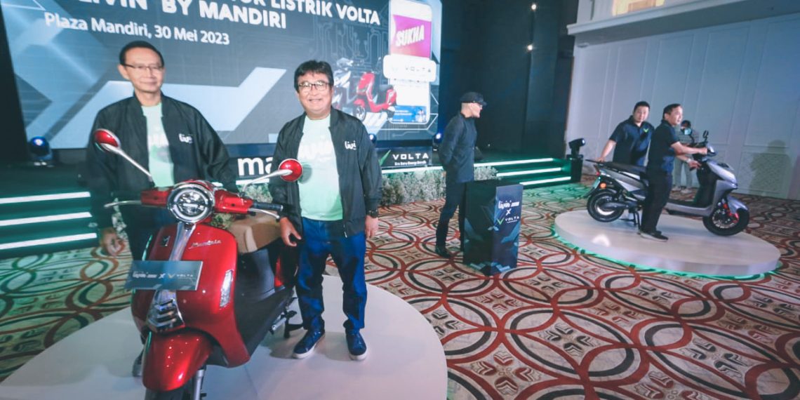 Gandeng Volta, Bank Mandiri Geber Penjualan Motor Listrik Bersubsidi