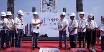 Anak Usaha Emiten Properti INPP Gelar Topping Off Proyek Antasari Place