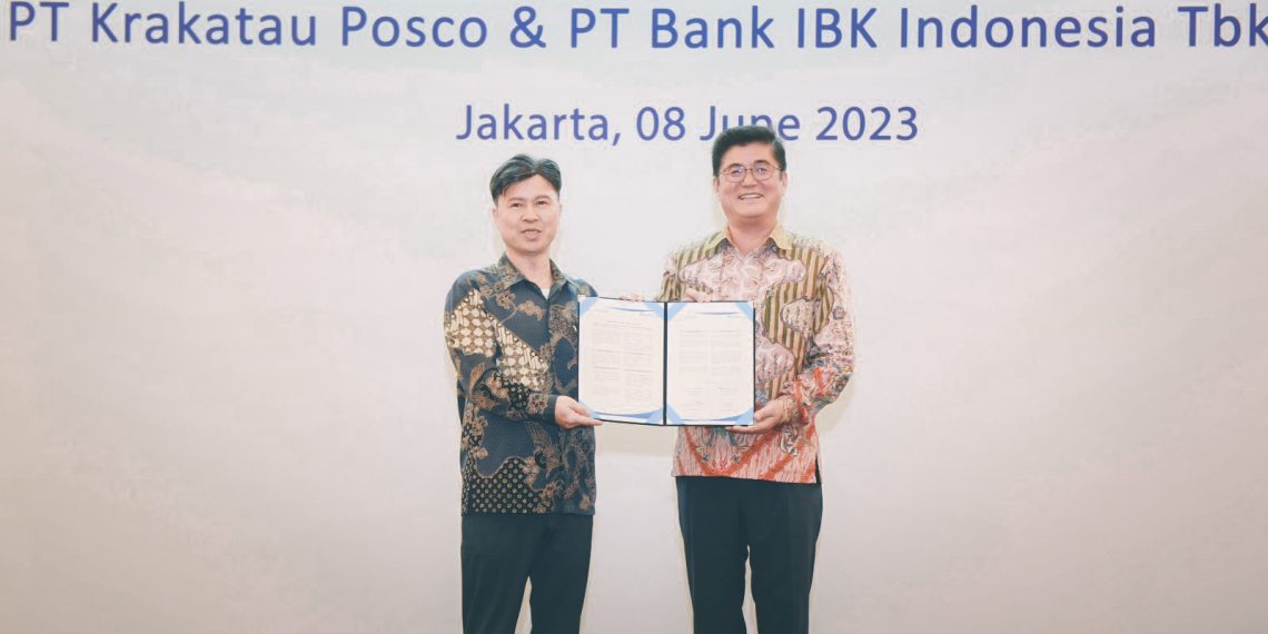 Bank IBK Indonesia Jalin Kerja Sama Strategis dengan Krakatau Posco