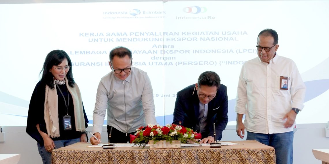 Indonesia Re dan LPEI Kolaborasi Dukung Ekspor Nasional