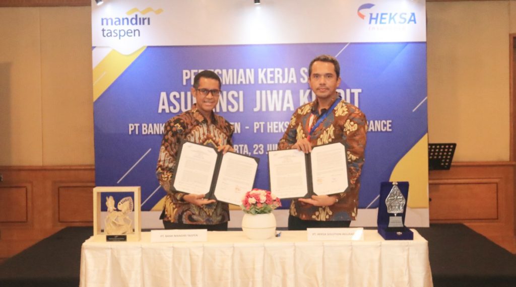 Bank Mandiri Taspen Gandeng Heksa Insurance Hadirkan Asuransi Jiwa Kredit