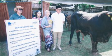 Bank Mandiri Bagikan Daging 760 Hewan Kurban Idul Adha 1444 H ke Masyarakat