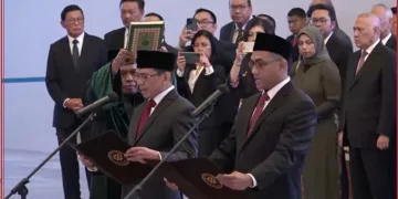 Pelantikan Agusman dan Hasan Fawzi