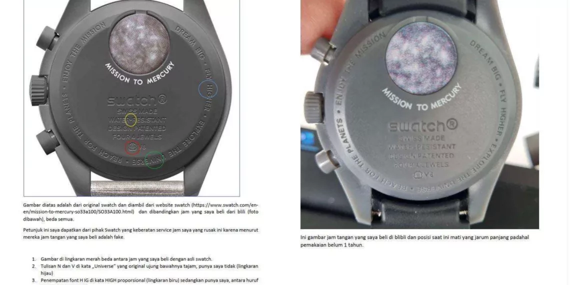 Beli Jam Tangan Palsu dari Penjual di Blibli