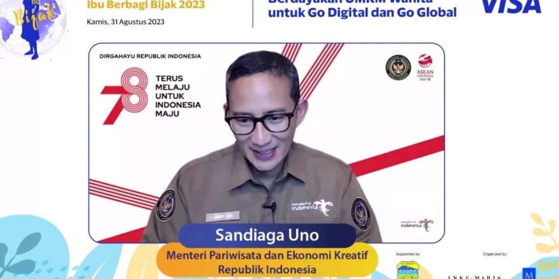 Sandiaga Uno Sebut 64% UMKM Perempuan Dominasi Ekonomi Kreatif di RI