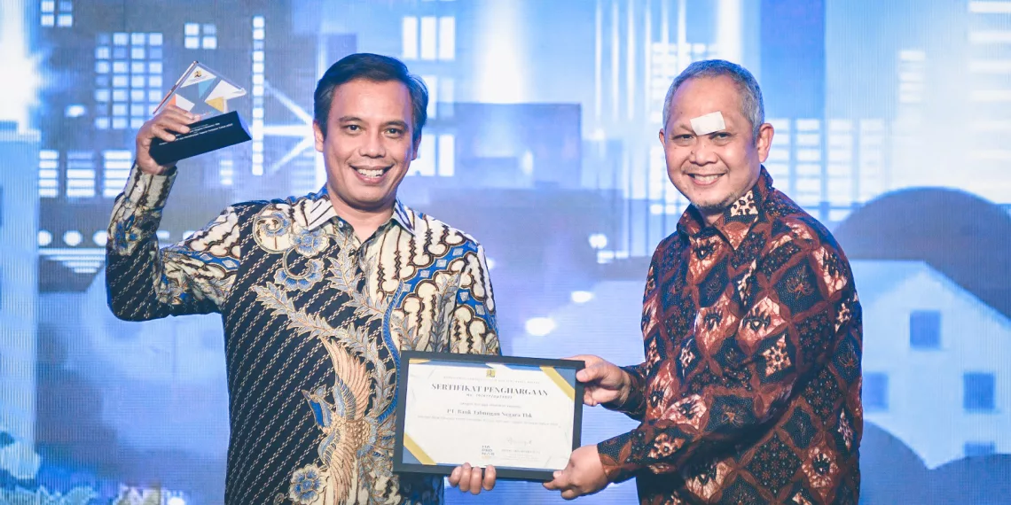 Hapernas 2023, BTN Raih Penghargaan Kontributor Utama Program Perumahan Nasional