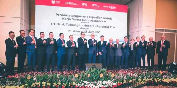 PT Asuransi Jiwa IFG (IFG Life) menjalin kerja sama dengan PT Bank Tabungan Negara (Persero) Tbk