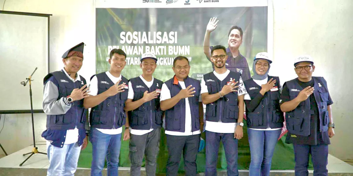 Askrindo Muda Rayakan Kemerdekaan Sebagai Relawan Bakti BUMN