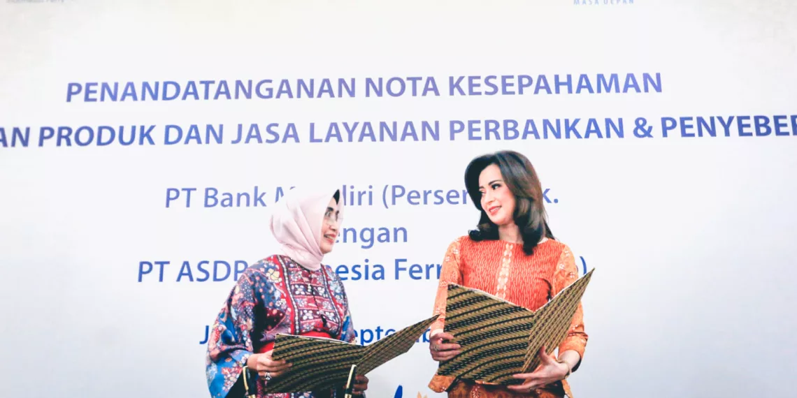 Dukung Sektor Penyeberangan, Bank Mandiri Perkuat Kerja Sama Layanan Perbankan bagi ASDP
