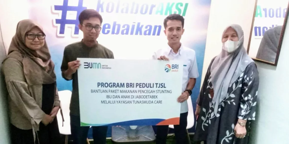 BRI Bantu Tekan Angka Stunting Lewat Program TJSL 