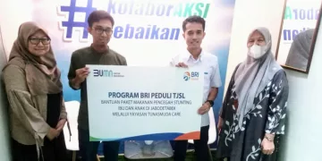 BRI Bantu Tekan Angka Stunting Lewat Program TJSL 