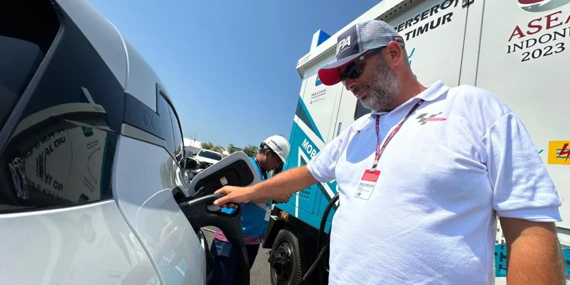 PLN Fasilitasi 5 Unit SPKLU di MotoGP Mandalika 2023