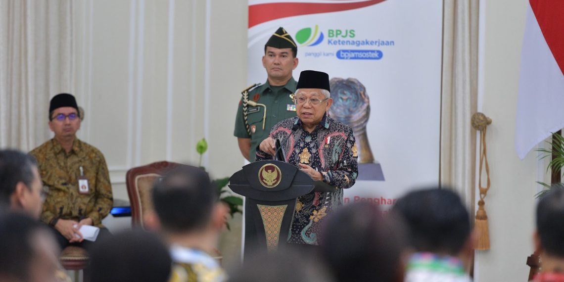 Wapres Minta Cakupan Kepesertaan Program Jaminan Sosial Ketenagakerjaan Diperluas