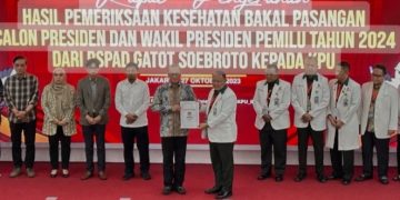 KPU Umumkan Tes Kesehatan Capres-Cawapres 2024, Berikut Hasilnya