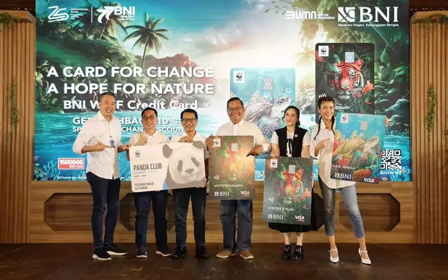 BNI Luncurkan wajah baru Kartu Kredit BNI-WWF, Ini Penampakannya