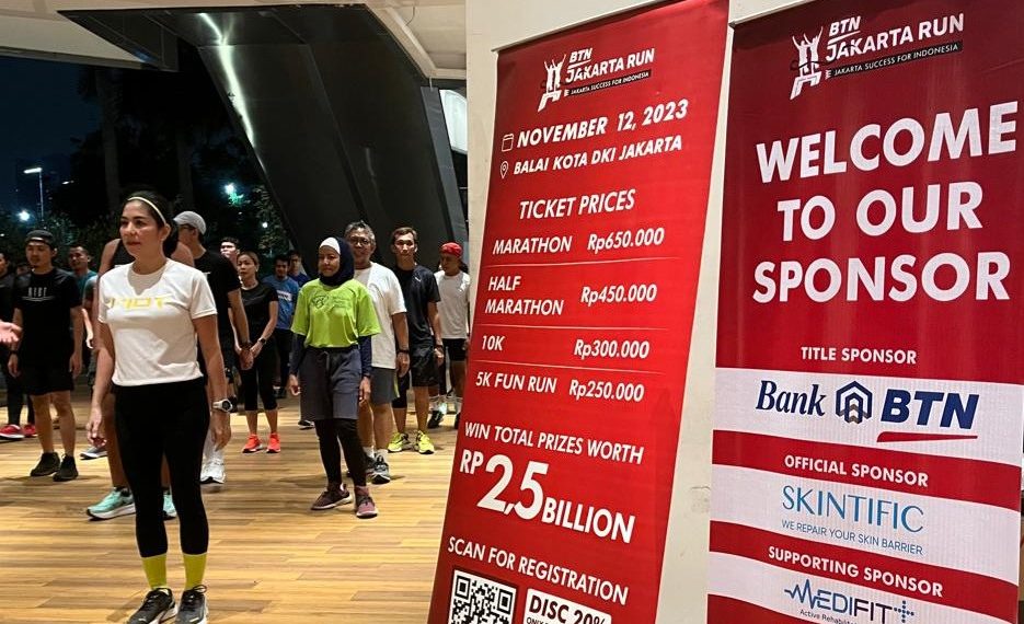 Pendaftaran Peserta BTN Jakarta Run 2023 Membludak