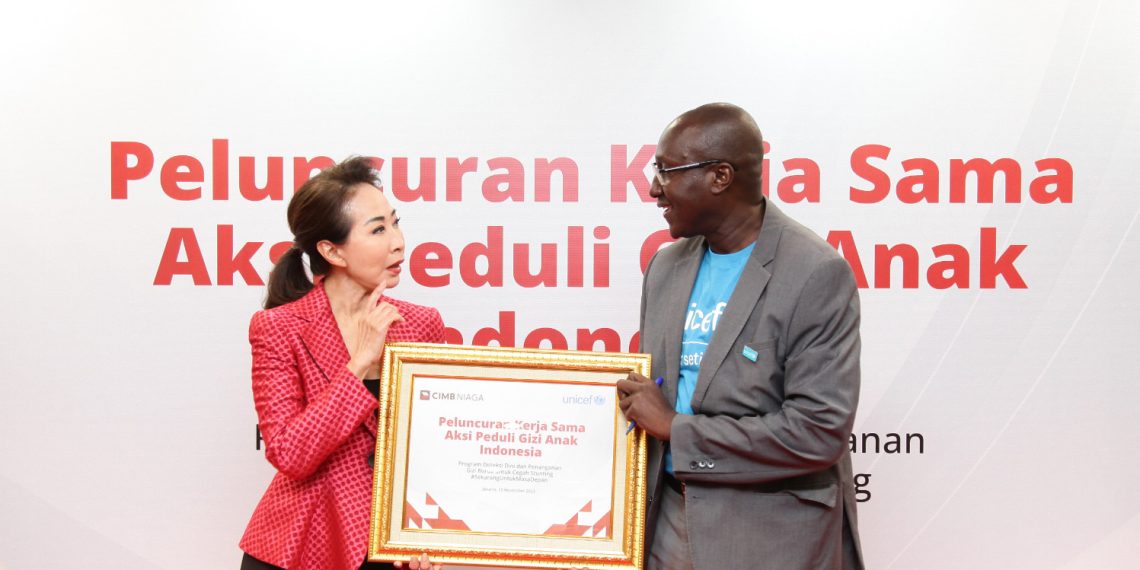 Gelontorkan Rp4,5 Miliar, CIMB Niaga dan UNICEF Atasi Stunting di NTT