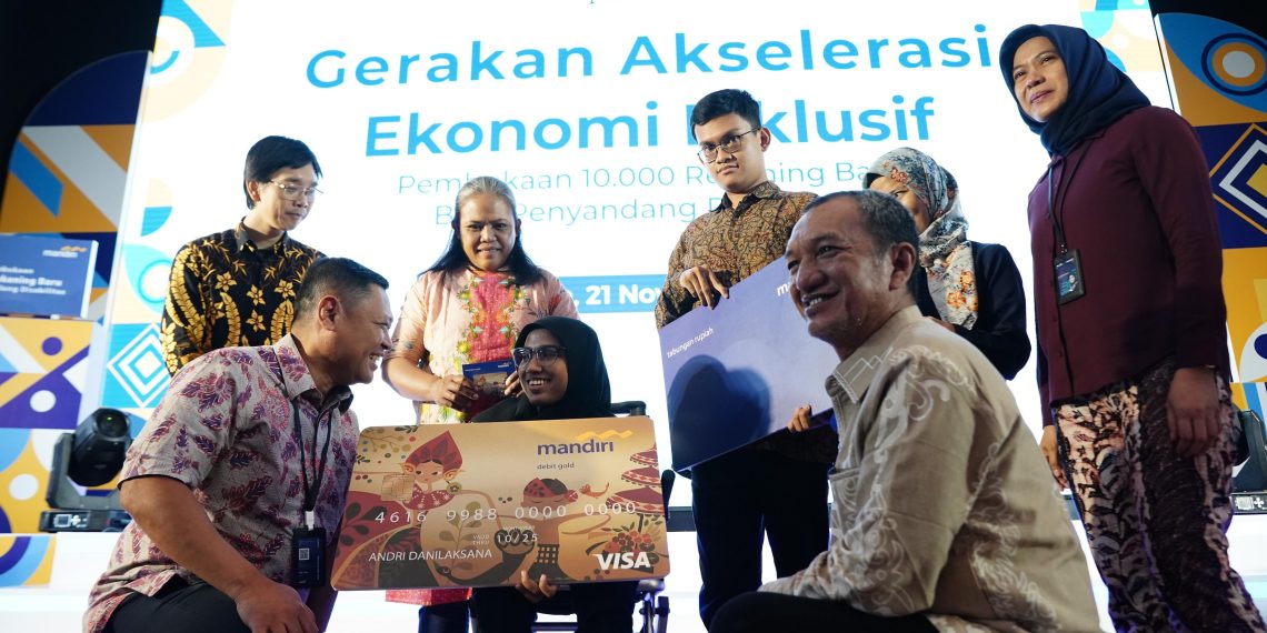Genjot Inklusivitas, Bank Mandiri Buka 10.000 Rekening Tabungan Penyandang Disabilitas