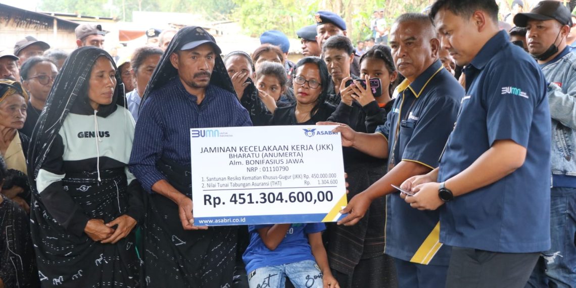 Asabri Cairkan Santunan Rp451 Juta Untuk Prajurit Yang Gugur oleh KKB Papua