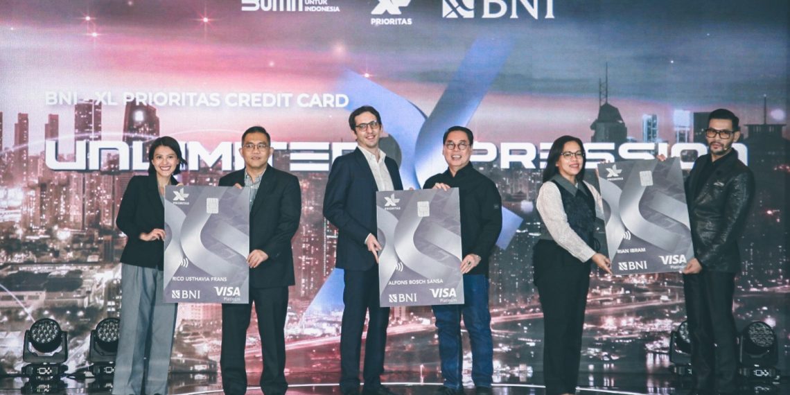 BNI dan XL Axiata Luncurkan Produk Co-Branding Kartu Kredit