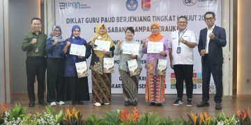 Wujudkan Guru PAUD Bersertifikat, Askrindo Gelar Diklat Berjenjang Tingkat Lanjut se Indonesia