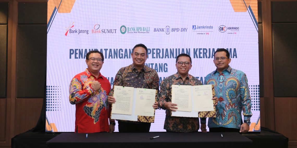 Askrindo Gandeng 4 BPD, Dukung Ketahanan Pangan Lewat Kredit Usaha Alsintan