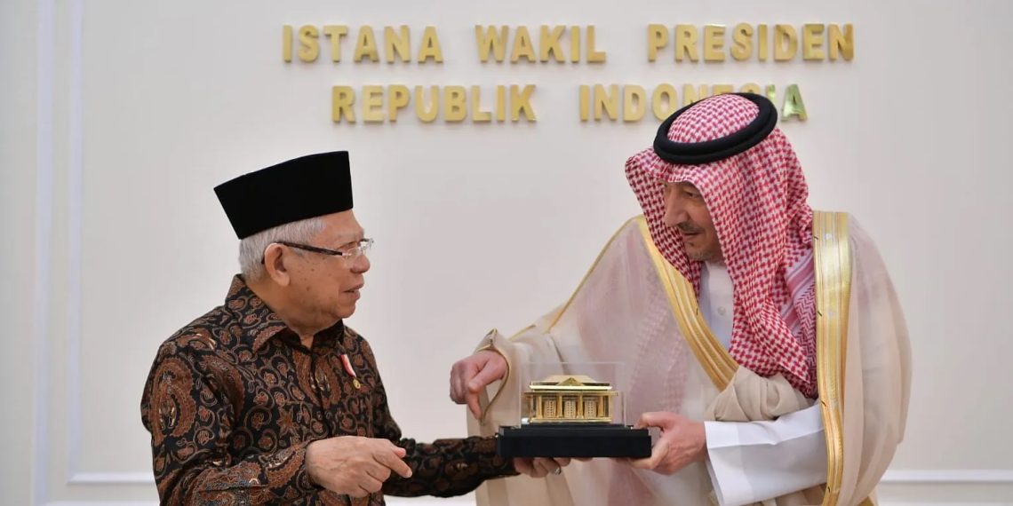 Bertemu Wamenlu Arab Saudi, Ma’ruf Amin Sampaikan Tiga Poin Isu Palestina, Apa Saja?