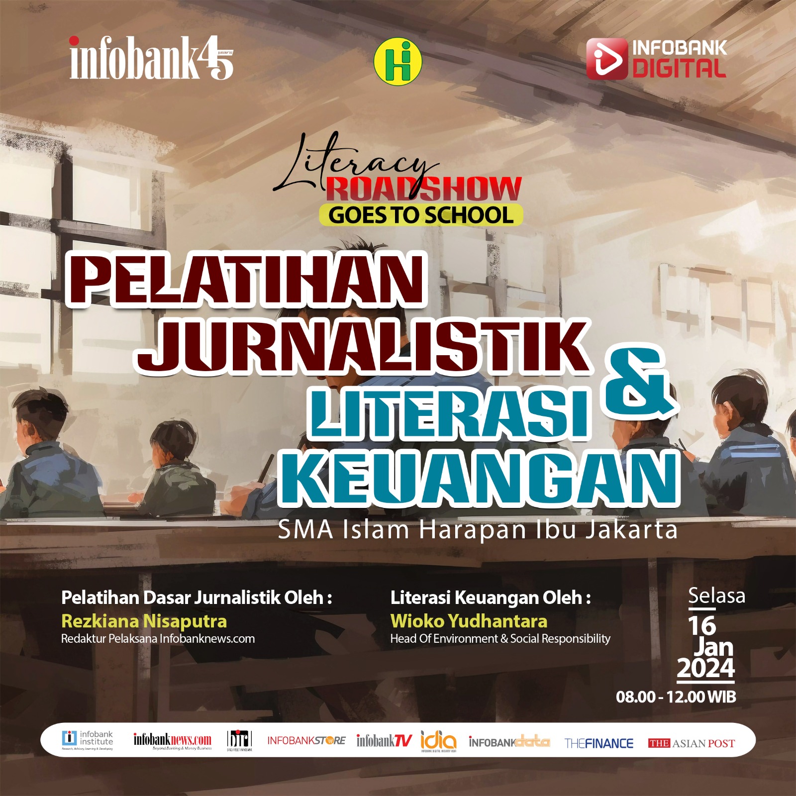 Literacy Roadshow Goes to School - SMA Islam Harapan Ibu Jakarta