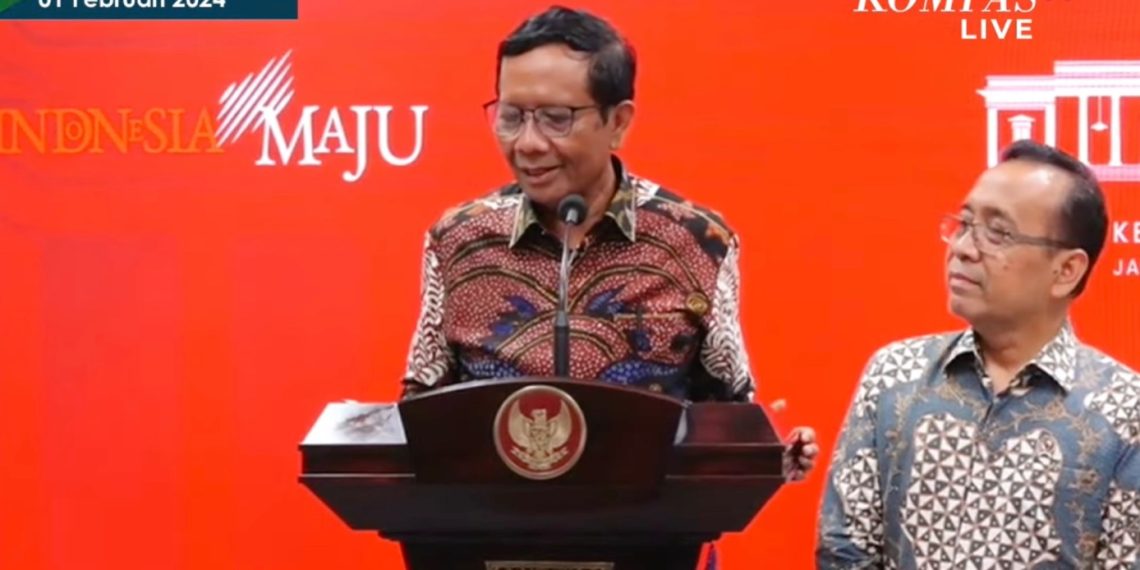 Berikut Tiga Poin Surat Pengunduran Diri Mahfud MD dari Menko Polhukam