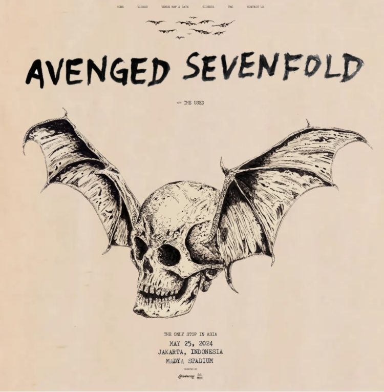 avenged sevenfold gelar konser di jakarta