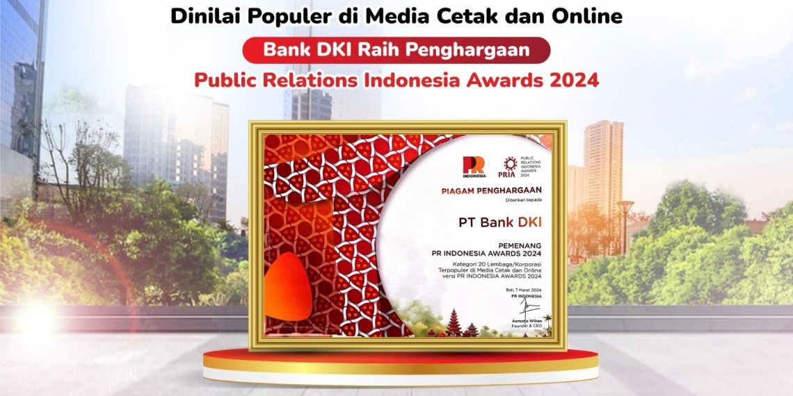 2024, Bank DKI Terpopuler di Media Cetak dan Online