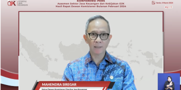 Ketua Dewan Komisioner OJK Mahendra Siregar. (tangkapan layar)