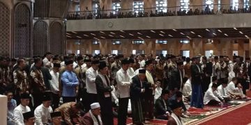 Usai Salat Idulfitri di Masjid Istiqlal, Jokowi dan Ma’ruf Amin Open House di Istana Negara