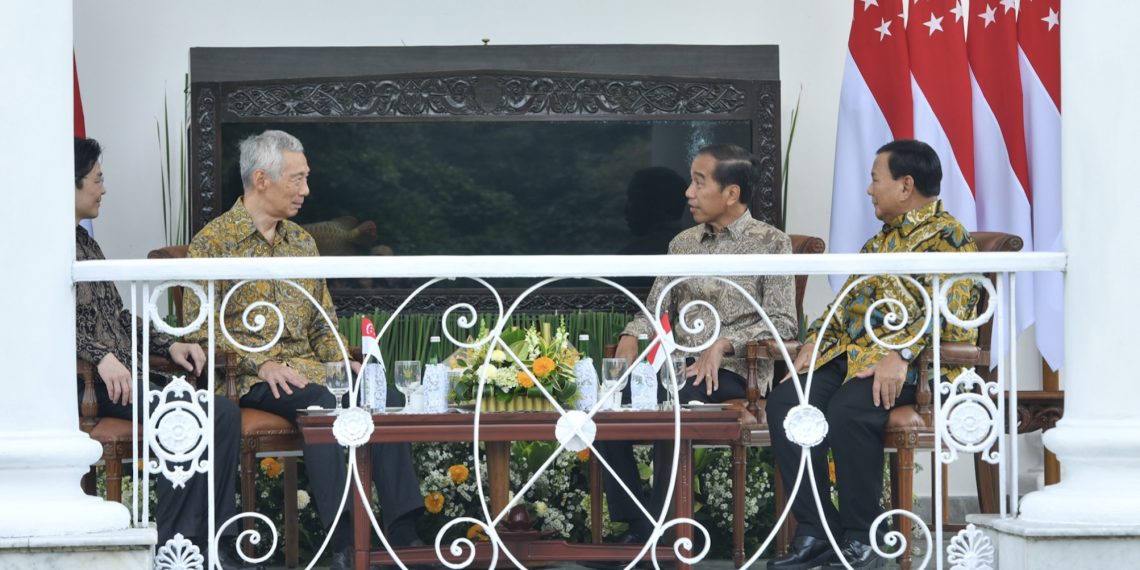 Momen Jokowi dan PM Singapura Kenalkan Pemimpin Baru di Bogor