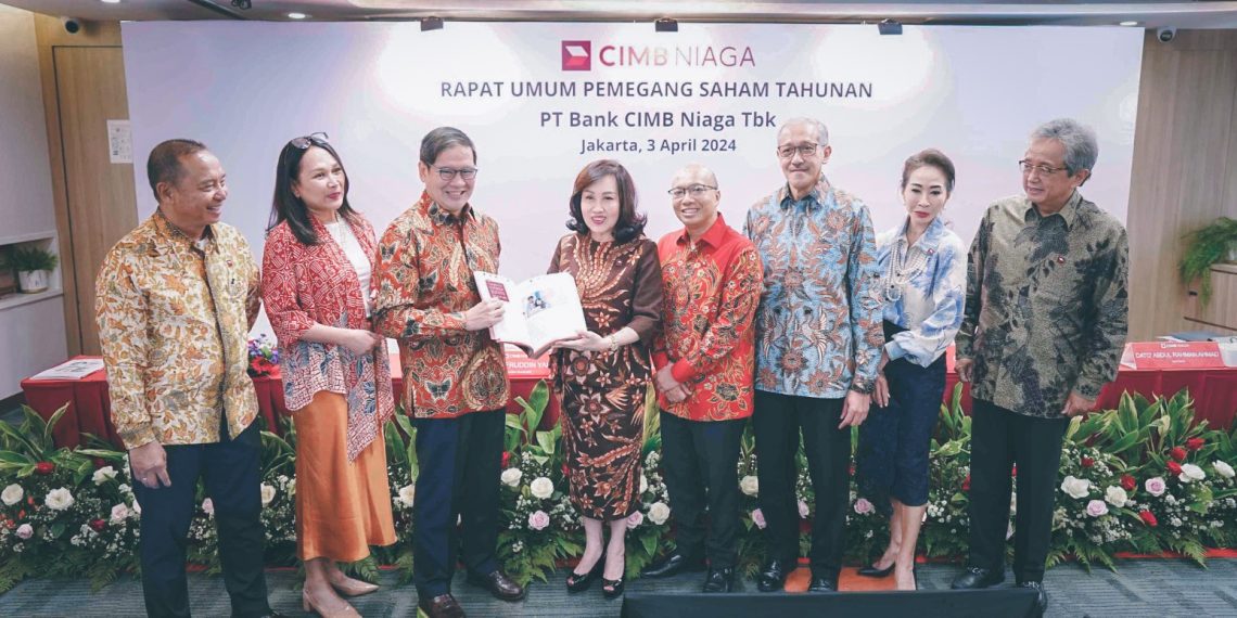 RUPST CIMB Niaga Bagikan Dividen 50% dari Laba Bersih 2023