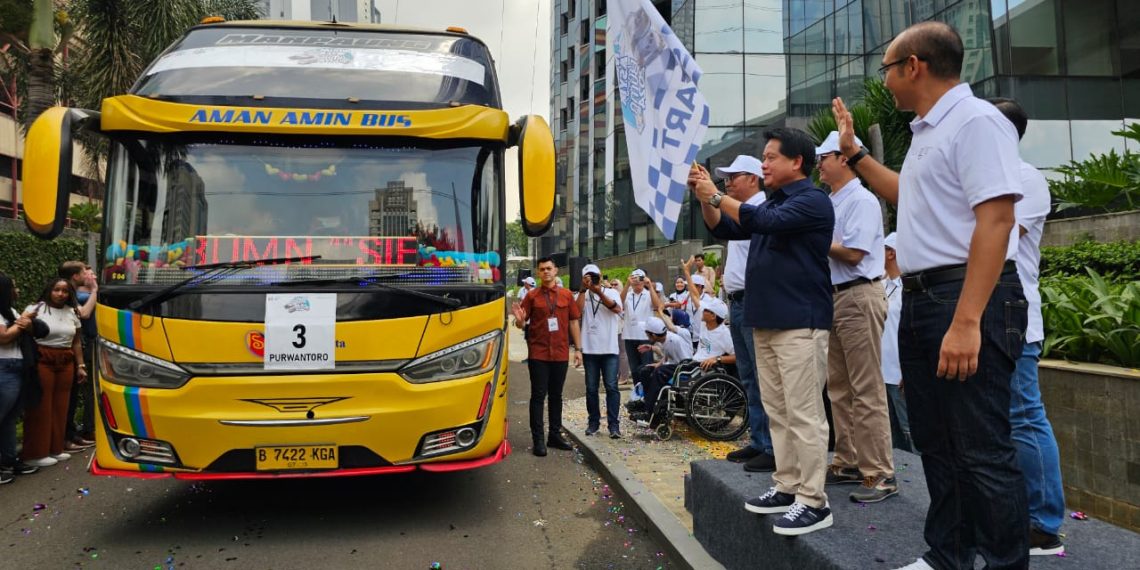 Mudik Gratis BSI Berangkatkan 644 Pemudik ke 7 Kota