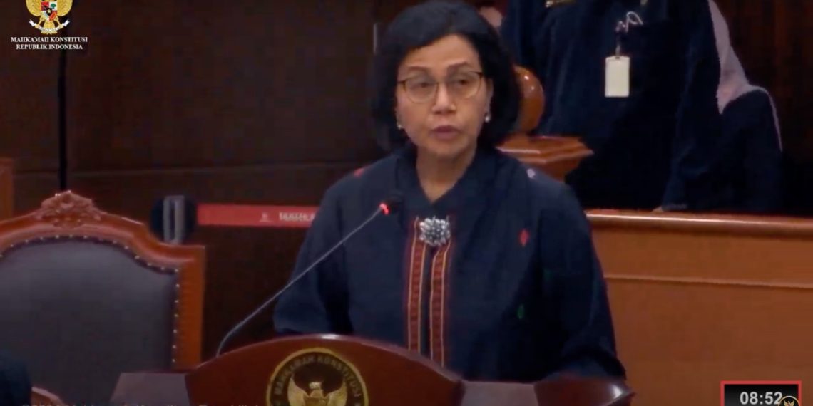 Sri Mulyani Sidang MK