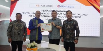 KB Bank Salurkan Kredit Rp123 Miliar ke BPR Modern Express