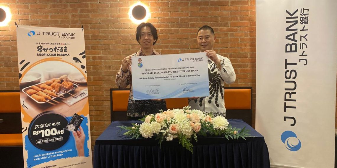 Promosi Merchant Anyar, J Trust Bank Teken Kerja Sama Bareng Kushikatsu Daruma