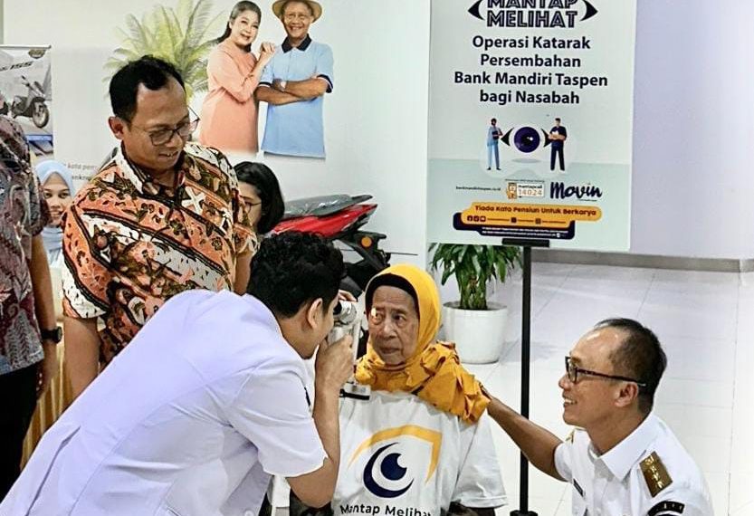 Lewat Aksi Ini, Bank Mandiri Taspen Operasi Ratusan Pasien Katarak Gratis