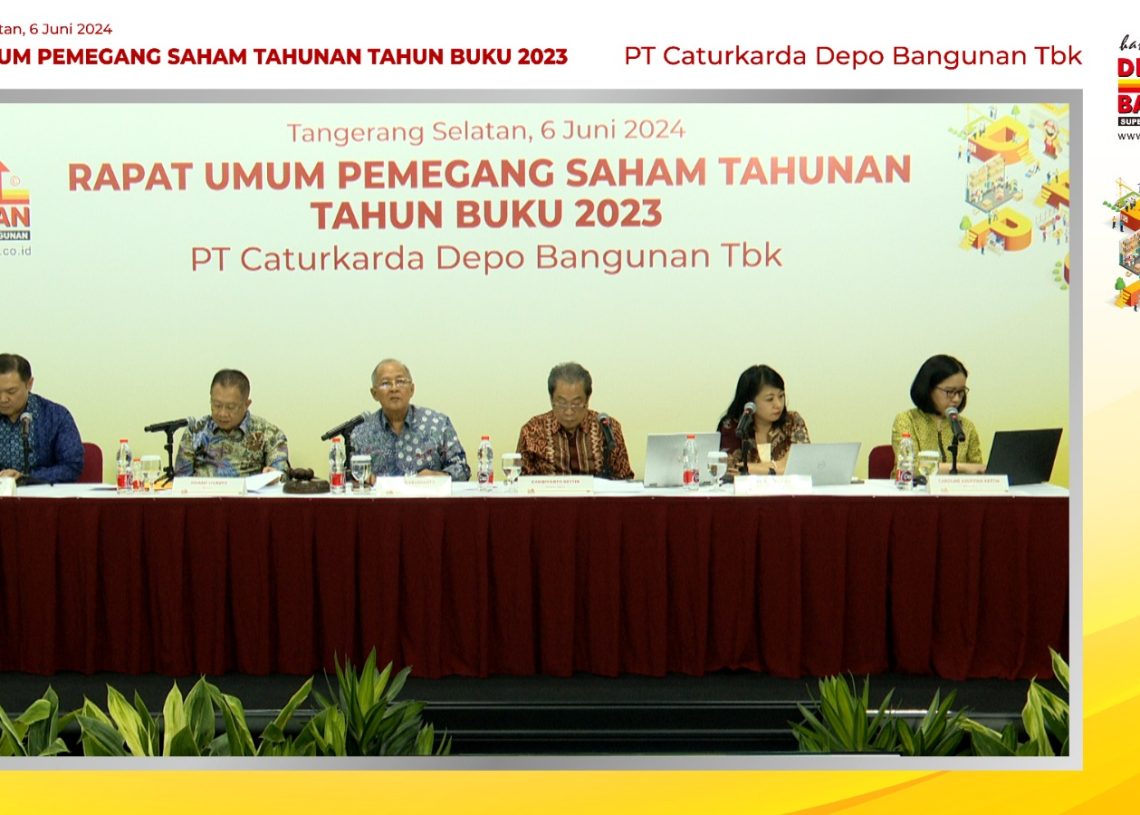 Caturkarda Depo Bangunan Bakal Tebar Dividen Rp27,16 Miliar, Simak ...