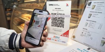 Ilustrasi transaksi menggunakan cashless