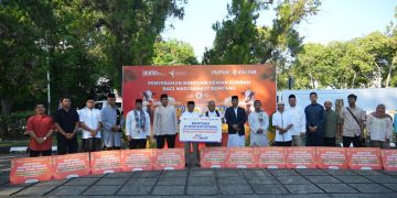 Momen Idul Adha, Pupuk Kaltim Salurkan Bantuan Kesehatan dan Hewan Kurban Rp1,3 Miliar