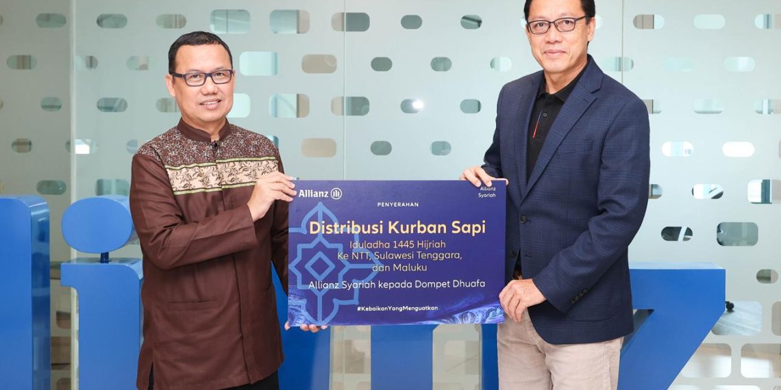Allianz Syariah Gandeng Dompet Dhuafa Salurkan Hewan Kurban Idul Adha