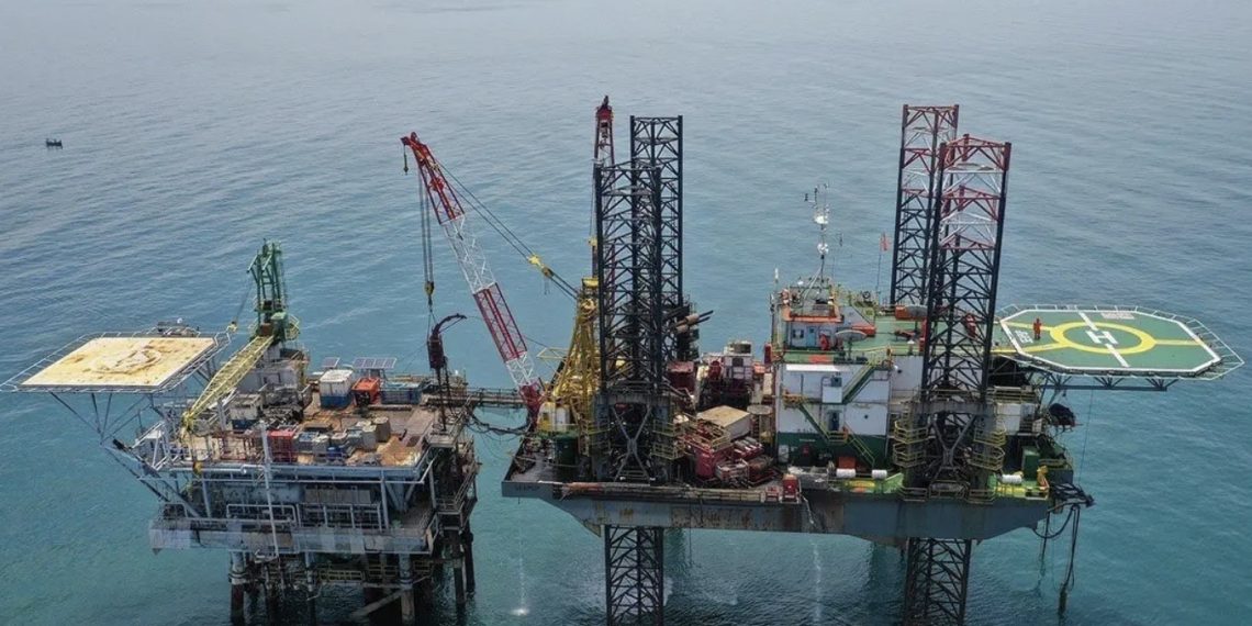 Seapup 1 Pertamina Hulu Energi (PHE) Offshore North West Java (ONWJ). (Foto: Antara).