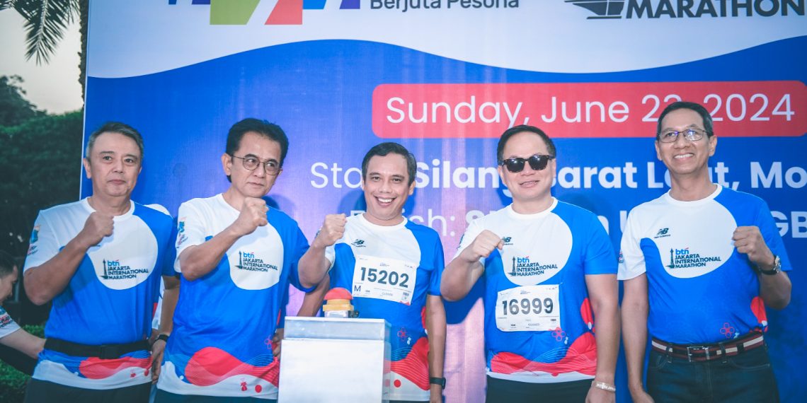 BTN Jakarta Internasional Marathon 2024 Sukses Digelar