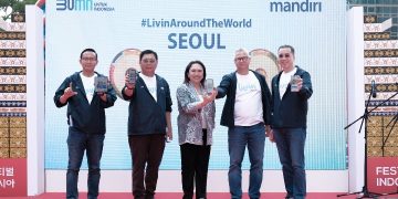 Bank Mandiri Gelar Program Mandiri Sahabatku dan Kenalkan Fitur Livin’ di Seoul
