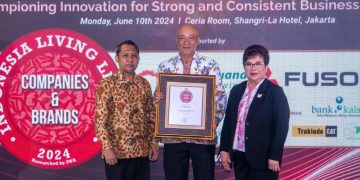 Berkat Inovasi Layanan Berkelanjutan, Bank DKI Diganjar Indonesia Best Living Legend Company 2024