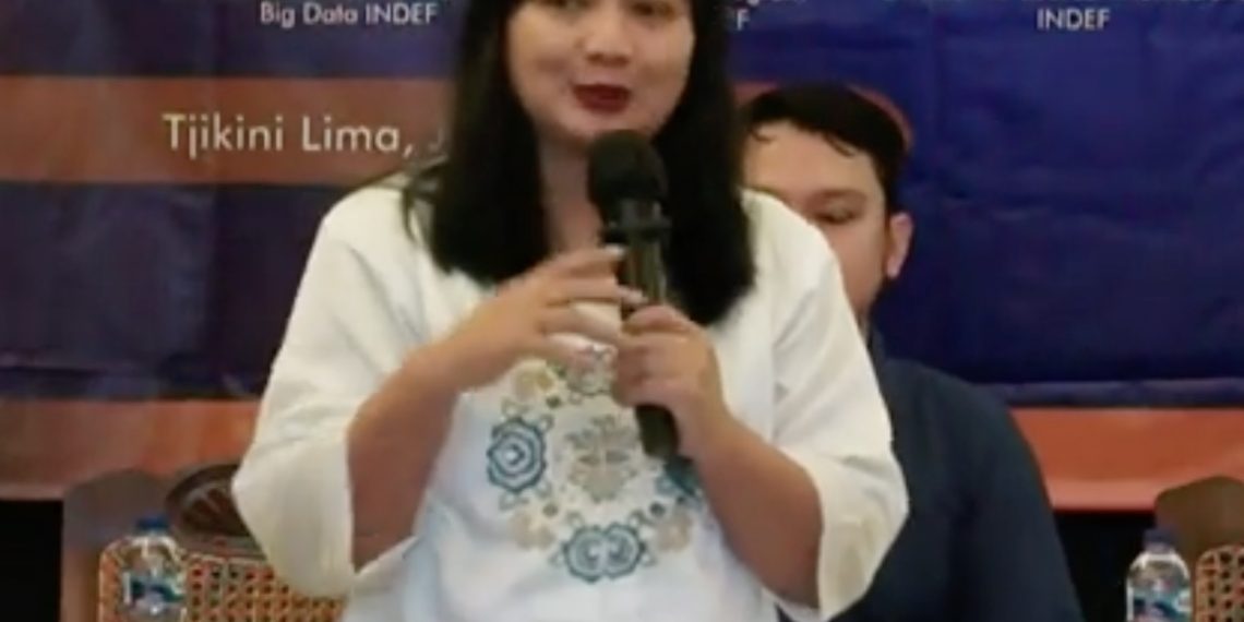 Direktur Eksekutif Lembaga Kajian Ekonomi dan Keuangan INDEF Esther Sri Astuti