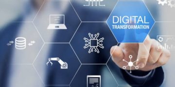 Ilustrasi transformasi digital